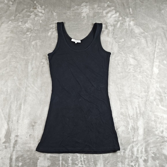 James Perse Tops - James Perse Tank Top Womens 2 Medium Ribbed Stretch Scoop Neck Distressed USA